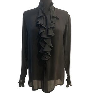 Ralph Lauren 100% Silk Blouse size 2